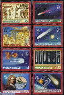 Montserrat 1986 Halleys Comet 8v, Mint NH, Science - Transport - Astronomy - Space Exploration - Halley's Comet - Astrology