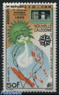 New Caledonia 1962 W.M.O. 1v, Mint NH, Science - Various - Meteorology - Maps - Unused Stamps