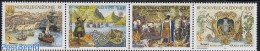 New Caledonia 1998 PORTUGAL 98 4v [:::], Mint NH, History - Transport - Coat Of Arms - Explorers - Philately - Ships A.. - Nuovi