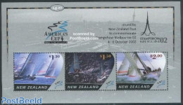 New Zealand 2002 Stampshow Melbourne S/s, Mint NH, Sport - Transport - Sailing - Philately - Ships And Boats - Unused Stamps