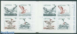 Lithuania 1992 Birds Booklet, Mint NH, Nature - Various - Birds - Ducks - Stamp Booklets - Joint Issues - Non Classés