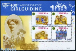 Liberia 2010 100 Years Girlguiding 4v M/s, Mint NH, Sport - Scouting - Sonstige & Ohne Zuordnung