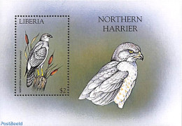 Liberia 1999 Northern Harrier S/s, Mint NH, Nature - Birds - Birds Of Prey - Ducks - Sonstige & Ohne Zuordnung