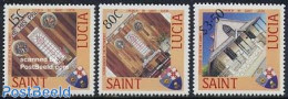 Saint Lucia 1988 Methodist Church 3v, Mint NH, Religion - Religion - St.Lucia (1979-...)