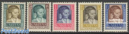 Luxemburg 1930 Children Aid 5v, Unused (hinged), History - Kings & Queens (Royalty) - Nuevos