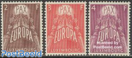 Luxemburg 1957 Europa 3v, Mint NH, History - Europa (cept) - Neufs