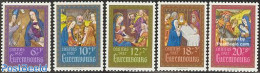 Luxemburg 1987 Caritas, Miniatures 5v, Mint NH, Religion - Christmas - Art - Books - Unused Stamps