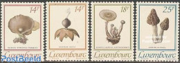 Luxemburg 1991 Mushrooms 4v, Mint NH, Nature - Mushrooms - Unused Stamps