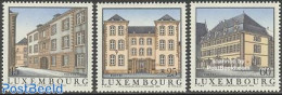 Luxemburg 1994 Historical Cloisters 3v, Mint NH, Religion - Cloisters & Abbeys - Art - Architecture - Ungebraucht