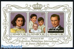 Luxemburg 1988 JUVALUX S/s, Mint NH, History - Kings & Queens (Royalty) - Philately - Ongebruikt