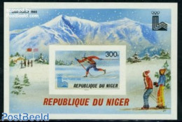 Niger 1979 Winter Olympic Games S/s Imperforated, Mint NH, Sport - Olympic Winter Games - Skiing - Sci
