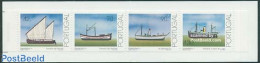 Portugal 1993 Ships 4v In Booklet, Mint NH, Transport - Stamp Booklets - Ships And Boats - Unused Stamps