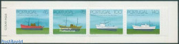 Portugal 1994 Fishing Vessels 4v In Booklet, Mint NH, Nature - Transport - Fishing - Stamp Booklets - Ships And Boats - Neufs