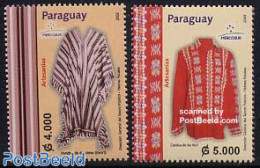 Paraguay 2003 Handicrafts 2v, Mint NH, Various - Textiles - Art - Handicrafts - Textiel