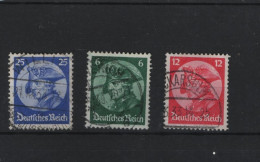 Deutsches Reich  Michel Kat.Nr Geswt 479/481 (2) - Used Stamps