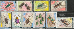 Rwanda 1978 Beetles 10v, Mint NH, Nature - Insects - Andere & Zonder Classificatie