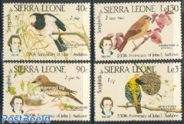 Sierra Leone 1985 J.J. Audubon 4v, Mint NH, Nature - Birds - Art - Paintings - Sonstige & Ohne Zuordnung