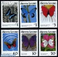 Sierra Leone 1989 Butterflies 6v (with Year 1989), Mint NH, Nature - Butterflies - Sonstige & Ohne Zuordnung