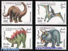 Somalia 1993 Prehistoric Animals 4v, Mint NH, Nature - Prehistoric Animals - Preistorici