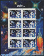 Russia, Soviet Union 1990 Cosmonatic Day M/s, Mint NH, Transport - Space Exploration - Ungebraucht