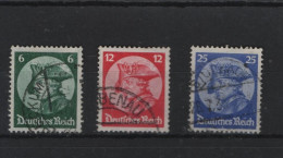 Deutsches Reich  Michel Kat.Nr Geswt 479/481 (3) - Usados