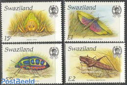 Eswatini/Swaziland 1988 Insects 4v, Mint NH, Nature - Insects - Swaziland (1968-...)