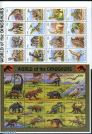 Tanzania 1994 Prehistoric Animals 2x16v M/s, Mint NH, Nature - Prehistoric Animals - Preistorici