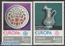 Türkiye 1976 Europa, Art Objects 2v, Mint NH, History - Europa (cept) - Art - Art & Antique Objects - Altri & Non Classificati