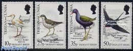 Tristan Da Cunha 1989 Migratory Birds 4v, Mint NH, Nature - Birds - Tristan Da Cunha