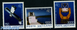 Vatican 1991 Specola Vaticana 3v, Mint NH, Science - Astronomy - Neufs