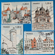 France 2018 : Capitales Européennes Tallinn (Estonie) N° 5212 à 5215 Oblitéré - 2010-.. Matasellados