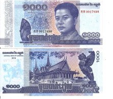 Cambodia   1000 Riels  2016  UNC - Cambodge
