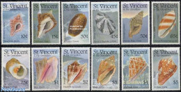 Saint Vincent 1993 Shells 12v, Mint NH, Nature - Shells & Crustaceans - Maritiem Leven