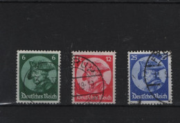 Deutsches Reich  Michel Kat.Nr Geswt 479/481 (4) - Oblitérés