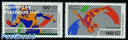 Germany, Federal Republic 1989 Sports 2v, Mint NH, Sport - Gymnastics - Sport (other And Mixed) - Table Tennis - Ungebraucht