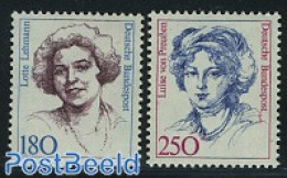Germany, Federal Republic 1989 Definitives, Women 2v, Mint NH, History - Performance Art - Kings & Queens (Royalty) - .. - Ungebraucht