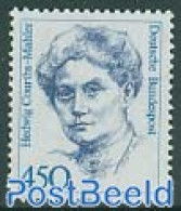 Germany, Federal Republic 1992 H. Courths-Maler 1v, Mint NH, History - Women - Art - Authors - Nuovi