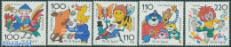 Germany, Federal Republic 1998 Youth 5v, Mint NH, Nature - Bees - Butterflies - Elephants - Poultry - Art - Children's.. - Ongebruikt