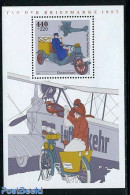 Germany, Federal Republic 1997 Stamp Day S/s, Mint NH, Transport - Post - Motorcycles - Aircraft & Aviation - Nuovi