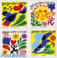 Sweden 2007 Spring Feelings 4v S-a, Mint NH, Nature - Performance Art - Birds - Music - Unused Stamps