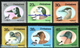 Zimbabwe 1988 Ducks 6v, Mint NH, Nature - Birds - Ducks - Zimbabwe (1980-...)