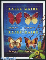 Congo Dem. Republic, (zaire) 1996 Butterflies 4v M/s, Mint NH, Nature - Butterflies - Sonstige & Ohne Zuordnung