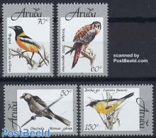 Aruba 1998 Birds 4v, Mint NH, Nature - Birds - Birds Of Prey - Woodpeckers - Sonstige & Ohne Zuordnung