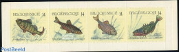 Belgium 1990 Fish 4v In Booklet, Mint NH, Nature - Fish - Stamp Booklets - Unused Stamps
