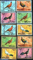 Bhutan 1968 Pheasants 10v, Mint NH, Nature - Birds - Poultry - Bhoutan