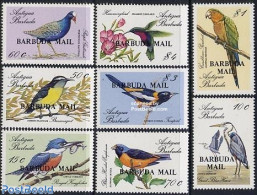 Barbuda 1988 Birds 8v, Mint NH, Nature - Birds - Kingfishers - Hummingbirds - Barbuda (...-1981)