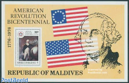 Maldives 1976 US Independence S/s, Mint NH, History - US Bicentenary - Maldiven (1965-...)