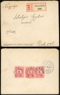 KÖVESKÁLLA  1897. Nice Registered Cover To Budapest - Covers & Documents