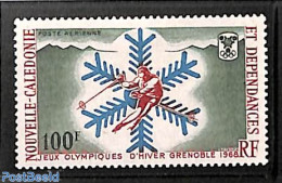 New Caledonia 1967 Olympic Winter Games Grenoble 1v, Mint NH, Sport - Olympic Winter Games - Neufs