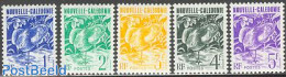 New Caledonia 1991 Definitives, Bird 5v, Mint NH, Nature - Birds - Nuovi